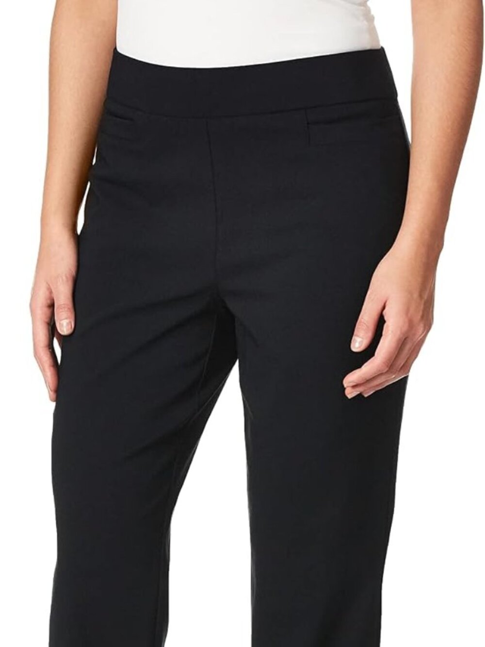 Briggs New York Millennium Pull-On Career Pants Black Size 12